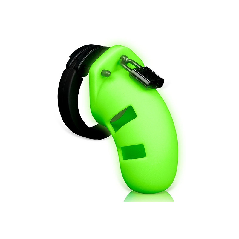 Ouch! Glow Cage de chasteté phosphorescente Glow Cage 9.5 x 3.5cm